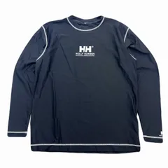 ヘリーハンセン ロンT メンズ XLサイズ ブラック ストレッチ 長袖 Tシャツ インナー 黒 伸縮 