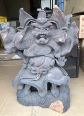 鬼瓦 淡路瓦 置物 魔除け 厄除け 縁起 4点セット - メルカリ
