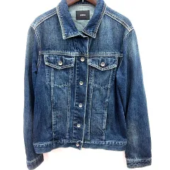 ムルーア MURUA ジャケット デニム Gジャン ジージャン M インディゴ /RT