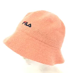 FILA フィラ バケットハット  ロゴ刺繍/パイル地/ポリエステルナイロン 栗原製   サーモンピンク ユニセックス / 240001191125のサムネイル