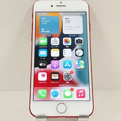iPhone7 128GB au レッド 送料無料 本体 c17554