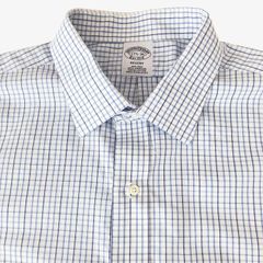 16 1/2-33】アメリカ製 Brooks Brothers ポロカラーシャツ / Cotton100