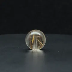 14mm 太針と細針が交差する 一点物 コッパールチルクォーツ 【GHTU37 4g】1粒売り ハンドメイド 交換用ゴム付＆巾着1枚 【金運・ビジネス運・人間関係・目標達成】 金針水晶 お守り効果 ご褒美 お揃い ギフト 京海堂 天然石の卸　京の蔵