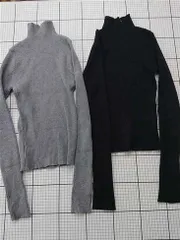 ◇ Θ グレイル GRL k9157c リブタートルネックニットトップス Mサイズ レディース E  【1602040010651】