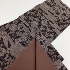 新品未使用　袷着物　泥大島紬　正絹　R495