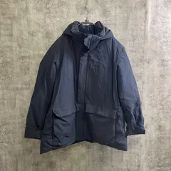 【U-140】UNIQLOユニクロ4XLブラックダウンコートフード付き超 ビッグサイズ防寒 メンズ