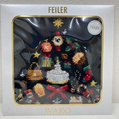 新品✩未開封】和光限定 『フェイラー』☆WAKO TREE ハンカチ ブラック