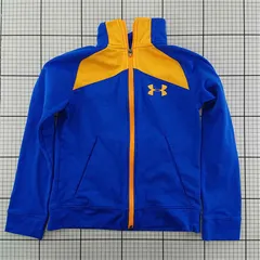 ◇ Θ アンダーアーマー UNDER ARMOUR ジャージ ジップアップ ブルー系 キッズ E  【1602040011641】