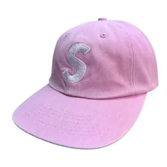 【美品】サイズ【F】シュプリーム Supreme 25AW／ Pigment Coated Canvas S Logo Cap ピグメント コーテッド キャンバス S ロゴ 6 パネルキャップ　8065000230491