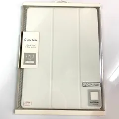 【ラスト1点】iPad Pro 12.9 ケース ハーフクリア ホワイト PUレザー スタンド機能付き 薄型 カバー タブレットケース