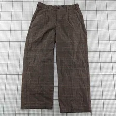 ◇ Θ レイジブルー RAGEBLUE グレンチェック柄スラックスパンツ Mサイズ メンズ E  【1602040011894】