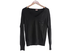 k05251219048　DOUBLE STANDARD CLOTHING　サイズ表記無し　Black　　トップス　ニットorセーター　秋冬