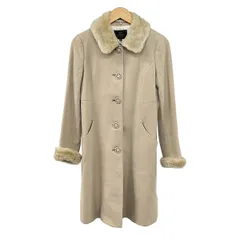 TOCCA(トッカ) コート サイズ0 XS レディース美品  - ベージュ 長袖/カシミヤ/ファー着脱可/冬