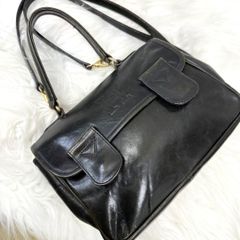 ✨美品✨ヒロフ 2way ミニショルダーバッグ アクセサリーポーチ Hロゴ