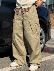 26ss カーブ カーゴパンツ ベージュ/ブラック XL(32-34)サイズ まとめ出品