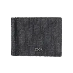 ディオール マネークリップ付きウォレット オブリーク 二つ折り財布 2ESBH069 メンズ  Dior  中古 ディオール