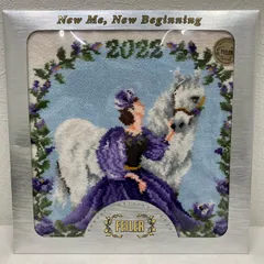 Y178　FEILER　フェイラー　シュニール織り　アニュアルバージョン　2022　ハンカチ　ハンドタオル　タオルハンカチ　ウォッシュタオル　綿100％　女性　馬　白馬　シール付き　” New Me , New Beginning 