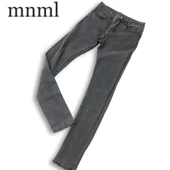 mnml ミニマル 通年 USED加工★ ストレッチ スキニー デニム パンツ ジーンズ Sz.31 メンズ