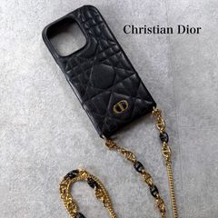 Dior iPhon14pro用 黒 レザーケース キルティング 美品未使用に近い】Dior iPhone14proキルティングレザーケース - メルカリ
