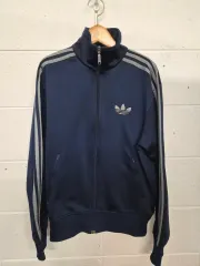 S/90) アディダス ファイヤーバード ネイビー/グレー トラックジャージ 져지 出品