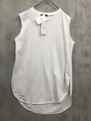 展示品■JOURNAL STANDARD ジャーナルスタンダード プレミアムコットン ラウンドヘムN/S Tシャツ sizeF/白 ■◆ レディース