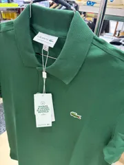 S〜XLあり‼️LACOSTE ラコステ⚫︎半袖　定番　ポロシャツ　グリーン　S M L XL
