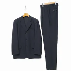 ■美品■COMME des GARCONS HOMME コムデギャルソンオム スーツ サイズL AD2002 テーラード ブレザー シングル ツータック スラックス ブランド古着【中古】20260227/RA8138