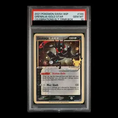 【PSA10】ゲッコウガ☆(25th/英語版)(P){SWSH144}[-] 1枚