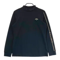 サイズ：LL CALLAWAY キャロウェイ  モックネック長袖Tシャツ  ブラック系 [240101635464] ゴルフウェア レディース ストスト