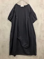 Zucca ズッカ ZU13JH033 半袖 ワンピース sizeM/チャコールグレー ■◆ レディース