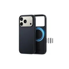 【新品】 NIMASO iPhone 17 Pro 用 ケース MagSafe対応 プレミアムPUレザーケース 全面保護 耐衝撃 米軍MIL規格 SGS認証 いPhone 17 Pro 対応 マグネット充電対応 カメラコントロールボタン付き スマホケース  0