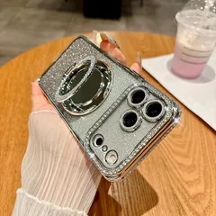 【新品】 iPhone 17 Proケース 6.3インチ 対応 背面きらきら ラインストーン キラキラリング付き 女性 鏡 ミラー ワイアレス充電 薄型 シンプル 韓国 人気 アイフォン 17 ケース かわいい 純正 全方位カラー レンズ保護 シリコン 携 1