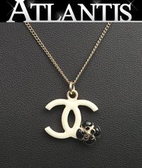 CHANEL ネックレス ココマーク フェイクパール 鹿モチーフ - メルカリ