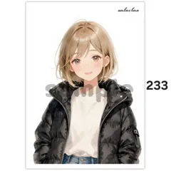 オリジナル人物ステッカー【233】