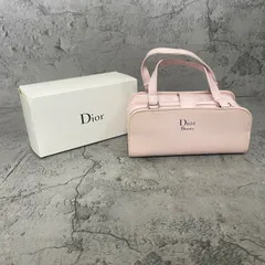 美品　Christian Dior クリスチャンディオール　化粧ポーチ　ハンドバッグ　メイクブラシ入れ　キルティング　ナイロン　ピンク
