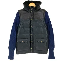##glamb グラム Obama down jkt(オバマダウンジャケット) ネイビー×ブラック Mサイズのサムネイル