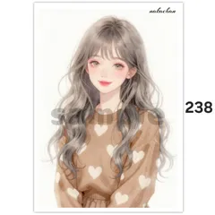 オリジナル人物ステッカー【238】