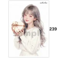 オリジナル人物ステッカー【239】