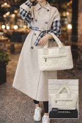 めれかりり 様♡CHANEL チョコバー キャビアスキン ハンドバッグ 