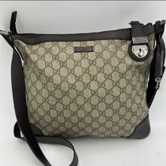 GUCCI グッチ ショルダーバッグ GGスプリーム レザー PVC メッセンジャーバッグ 斜め掛け