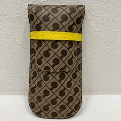 未使用 ゲラルディー二 ☆ ロゴ柄 メガネケース 眼鏡ケース ケース 伊 