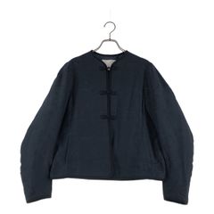 HYKE / ハイク | S/C/P CREW NECK CROP TOP ニットベスト | ブルー系