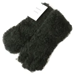 【ドンドン見直し】未使用品△正規品 ボッテガヴェネタ 652238 GLOVES TEDDY 裏地カシミヤ100％ ムートン グローブ/手袋 カーキ×ダークブラウン 8S 伊製 メンズのサムネイル