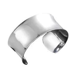 ブレスレット レディース バングル シルバー シンプル リング ワイド フリーサイズ 収納袋付き ブランド: APOSITV