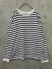 BEAUTY & YOUTH ビューティ&ユース 1212-105-7795 ボーダー Tシャツ sizeXL/白×紺 ■■ レディース