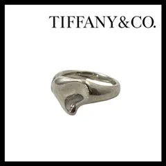 M【TIFFANY&Co.】フルハート リング ELSA PERETTI/エルサ ペレッティ SV925 SILVER/シルバー 総重量約4.4g 8号 指輪 ティファニー (64830ST4)