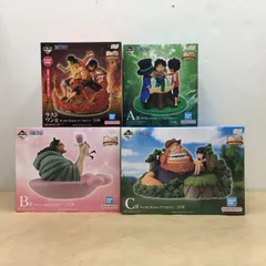 未開封 一番くじ ワンピース ドラマティックメモリーズ ラストワン賞、A～C賞 フィギュア 4種セット【M4201-003】