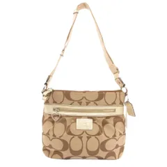 コーチ COACH F22945 ワンショルダーバッグ シグネチャー キャンバス ベージュ /JS ■GY18