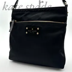 【B4750】kate spade ケイトスペード ショルダーバッグ ナイロン ブラック レディース 斜め掛け サコッシュ クロスボディ