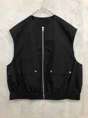 美品 BEAUTY & YOUTH ビューティ&ユース ユナイテッドアローズ   ナイロン フロントジップ   ベスト sizeM/黒■■レディース